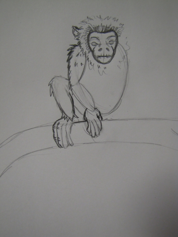 Creation of monkeying around: Step 2